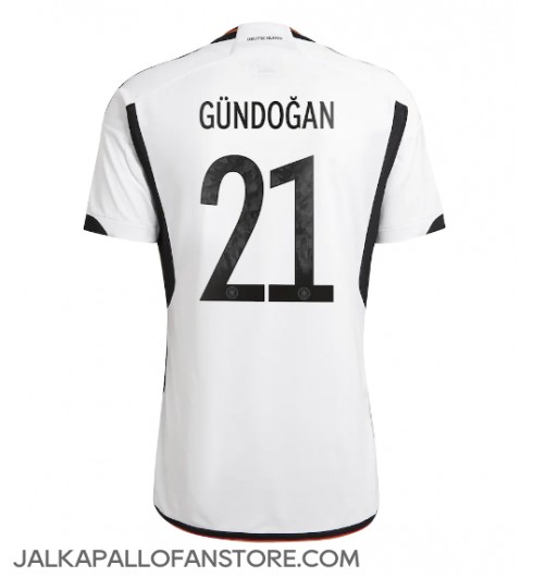 Saksa Ilkay Gundogan #21 Kotipaita MM-kisat 2022 Lyhythihainen
